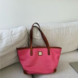 Pink dooney & bourke Leather Tote Bag 💗